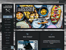 Tablet Screenshot of dutchweedburger.com